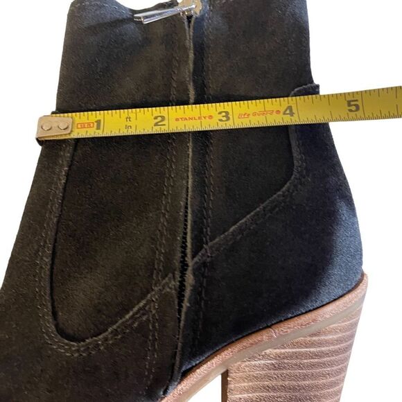 NWOT Treasure & Bond Charcoal Suede Pointed Toe Block Size8.5 - Picture 9 of 11